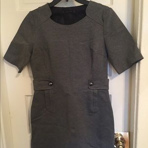 Gray work dress